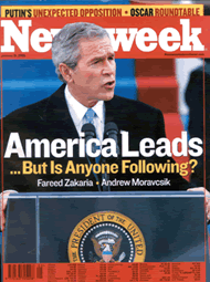Newsweek issue America Leads cover