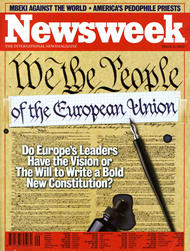 Newsweek issue with cover We the People of the European Union